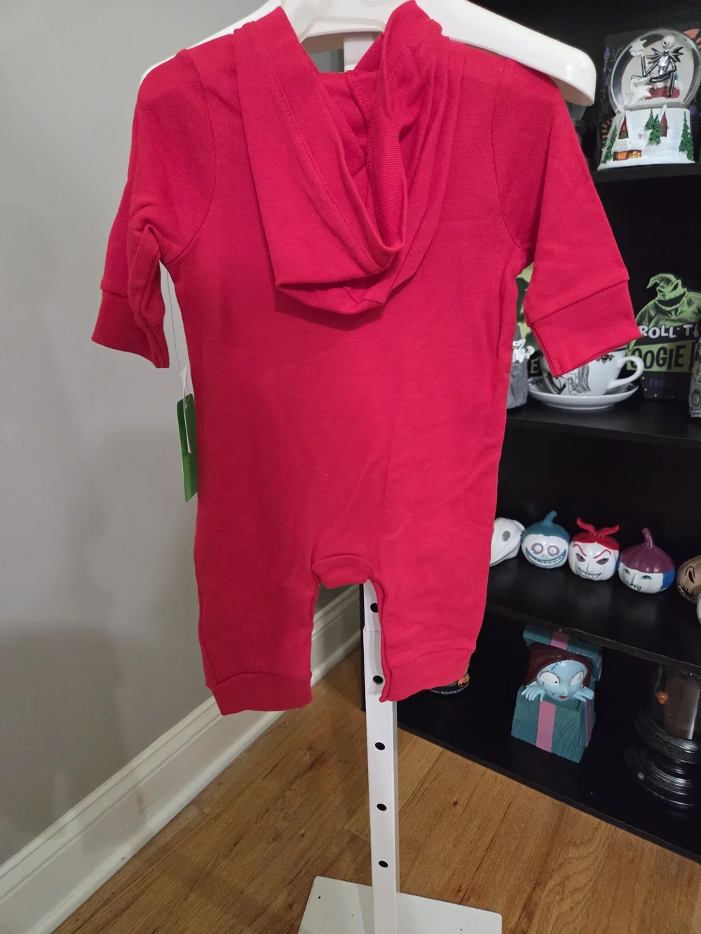 Old Navy Red Hooded One-Piece Bodysuit